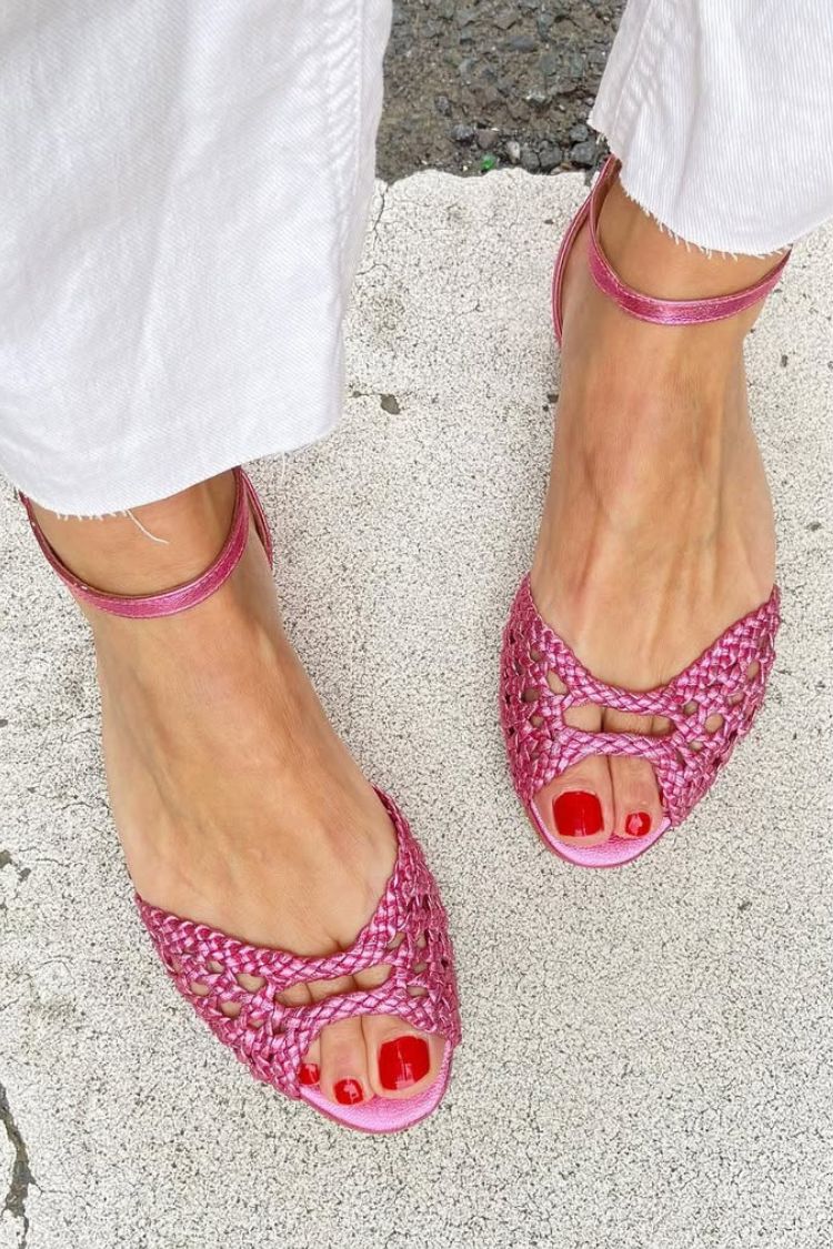 Aurelia™ | Sandalias Trenzadas Doradas