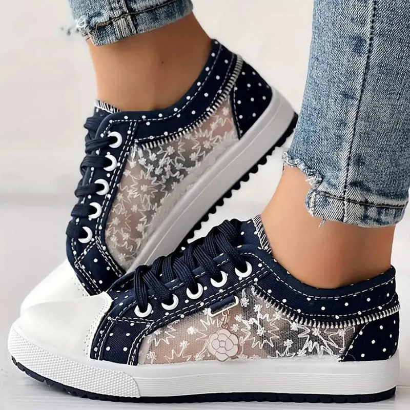 María Naia™ | Zapatillas Elegantes para Mujer con Detalles Florales