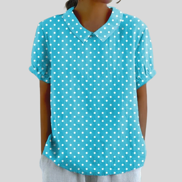 María Xiana™ | Blusa Puntos Elegante y Cómoda