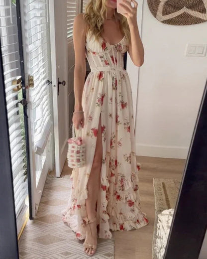 Loida™ | Vestido Romántico con Estampado Floral