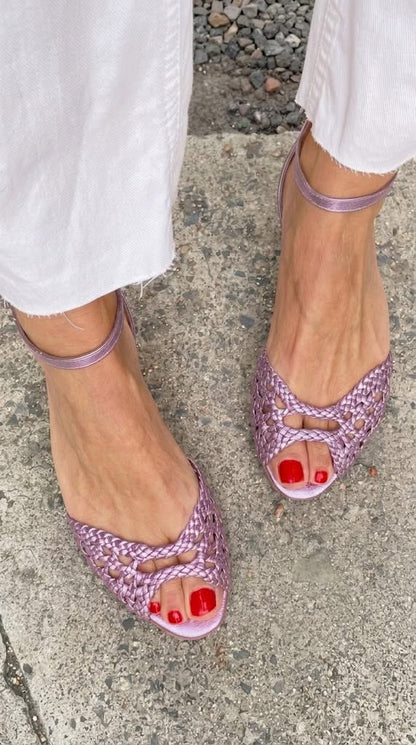 Aurelia™ | Sandalias Trenzadas Doradas