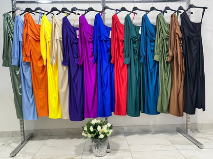 Vania™ | Vestido satén fluido
