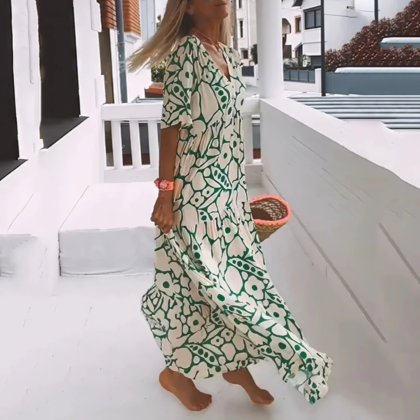 Lavanda™ | Vestido Maxi de Elegancia Natural