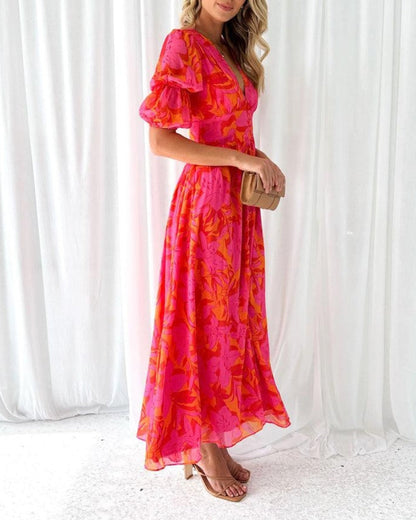 Zoraida™ | Vestido Maxi Brillo Solar