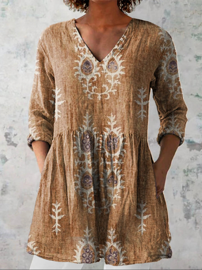 Paloma™ | Blusa Amplia con Diseño Vibrante