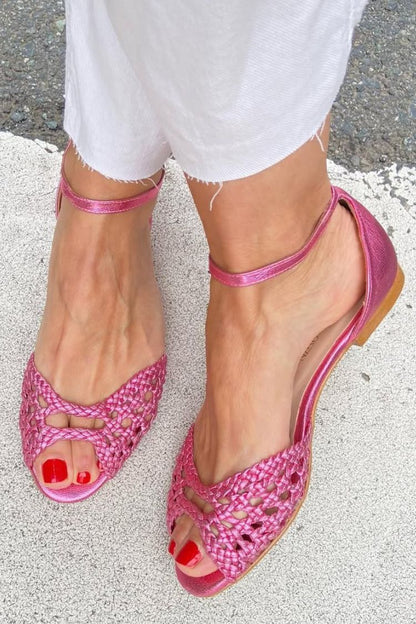 Aurelia™ | Sandalias Trenzadas Doradas