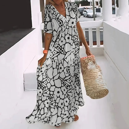 Lavanda™ | Vestido Maxi de Elegancia Natural