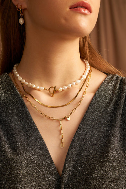 María Amira™ | Collar de Perlas OT - Elegancia Clásica
