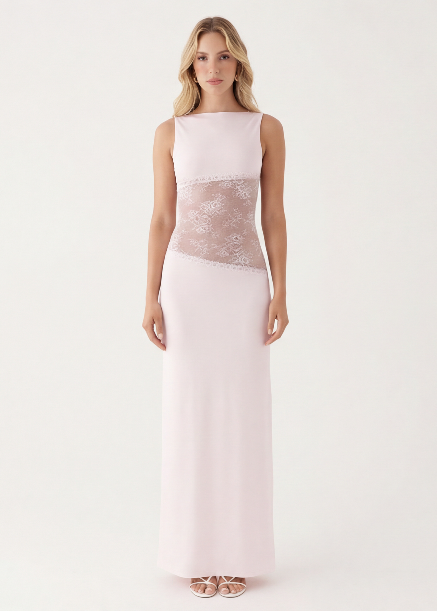 AMÉLIE | Vestido Maxi Cut-out Encaje