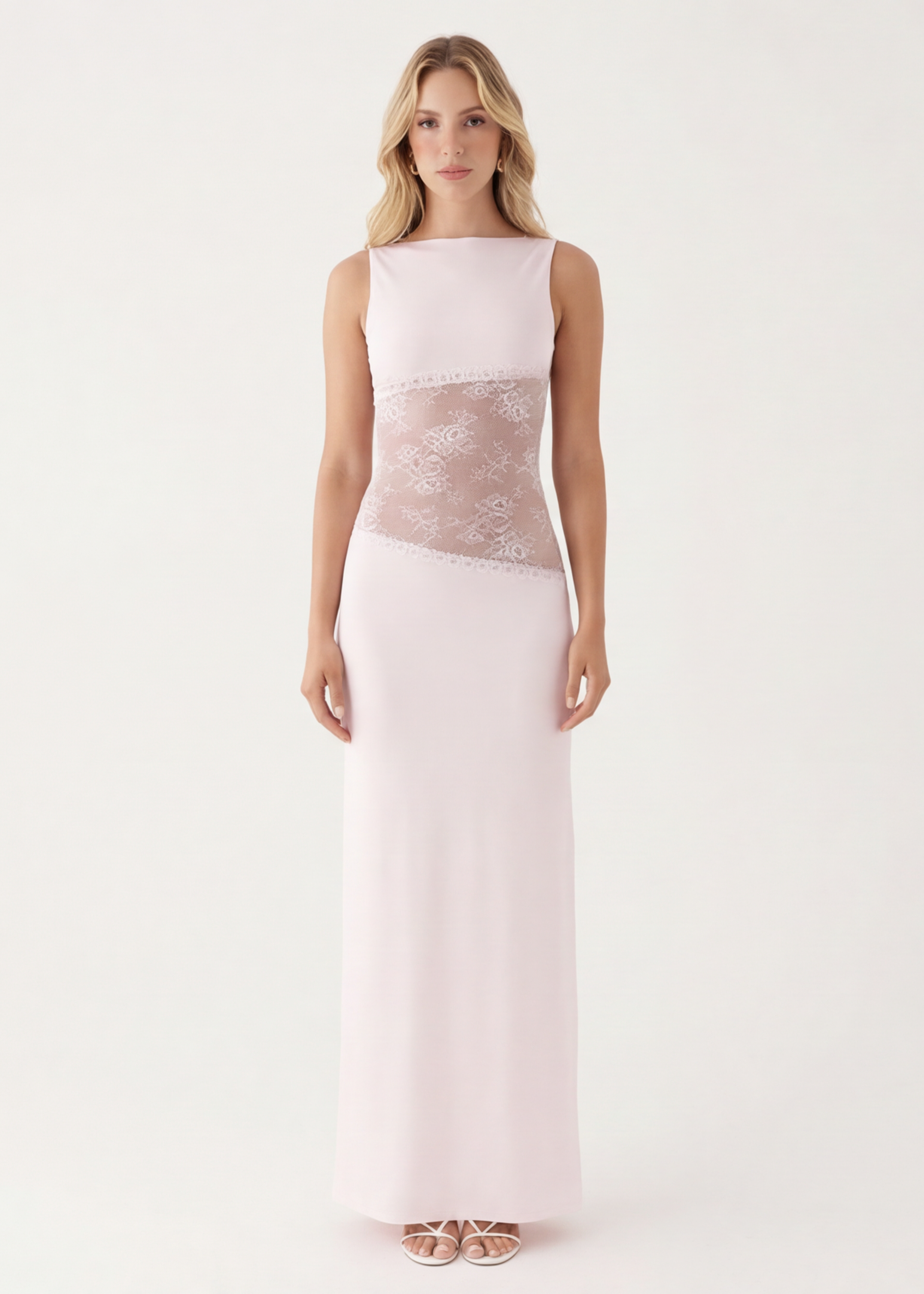 AMÉLIE | Vestido Maxi Cut-out Encaje
