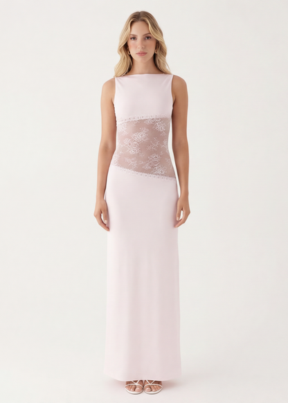 AMÉLIE | Vestido Maxi Cut-out Encaje