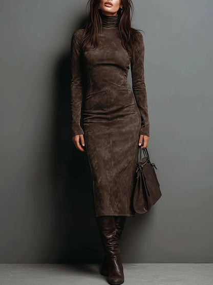 Élyssia™ | Vestido midi elegante entallado