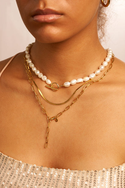 María Amira™ | Collar de Perlas OT - Elegancia Clásica