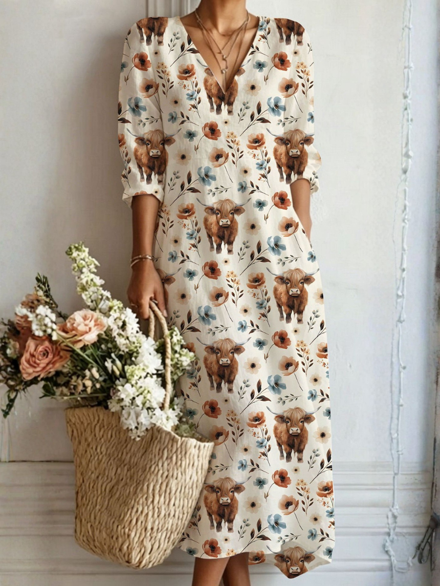María Julia™ | Vestido Casual de Día