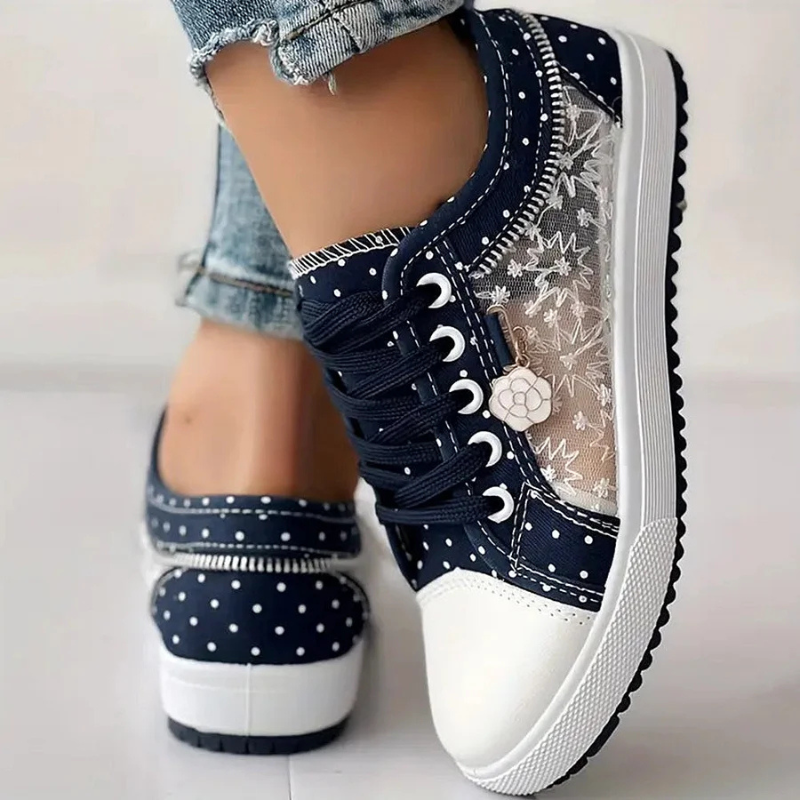 María Naia™ | Zapatillas Elegantes para Mujer con Detalles Florales