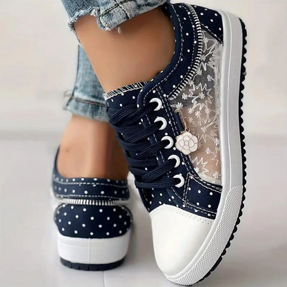 María Naia™ | Zapatillas Elegantes para Mujer con Detalles Florales