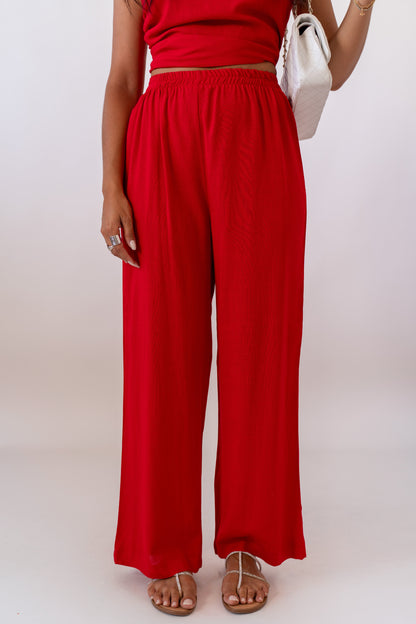 Valentina™ | Conjunto 2 Piezas Top y Pantalón Palazzo