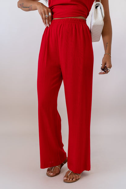 Valentina™ | Conjunto 2 Piezas Top y Pantalón Palazzo