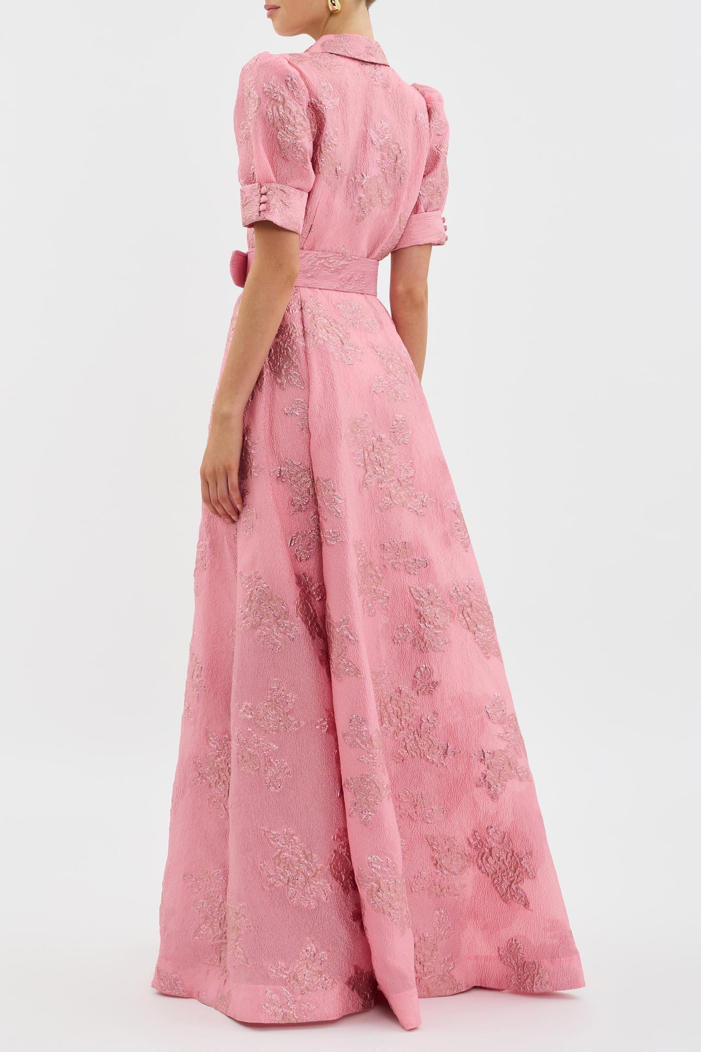 Reyes™ | Vestido de Mangas Cortas con Volumen