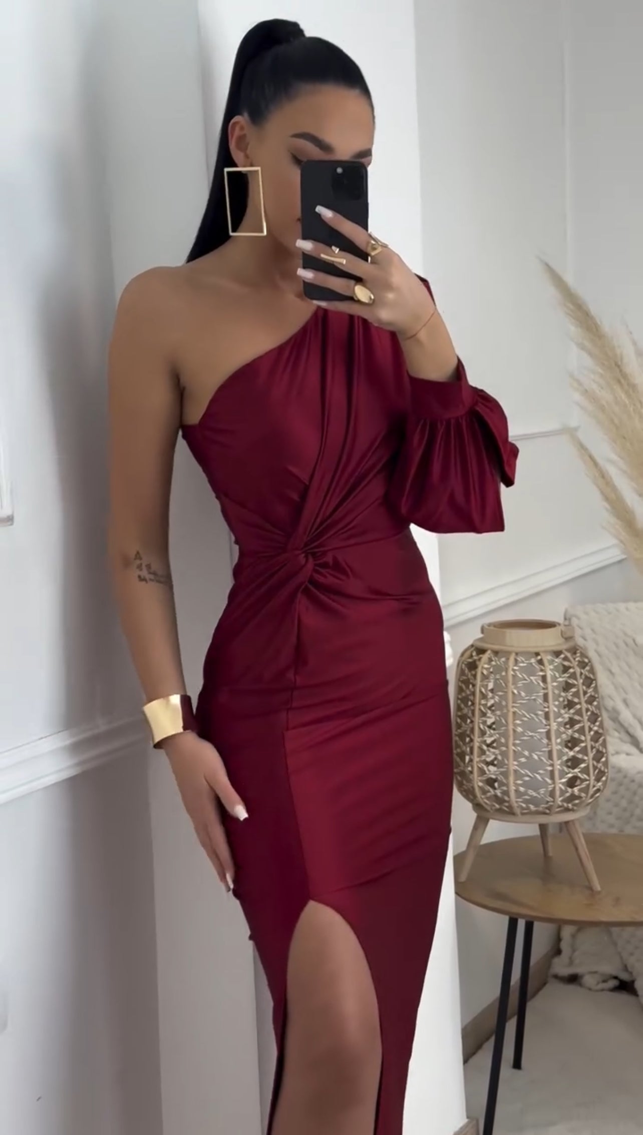 Vania™ | Vestido satén fluido