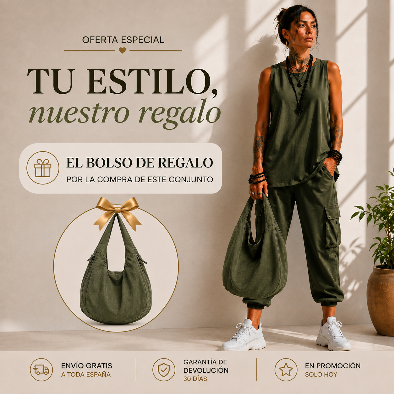 Itsaso™ | Conjunto casual de confort urbano