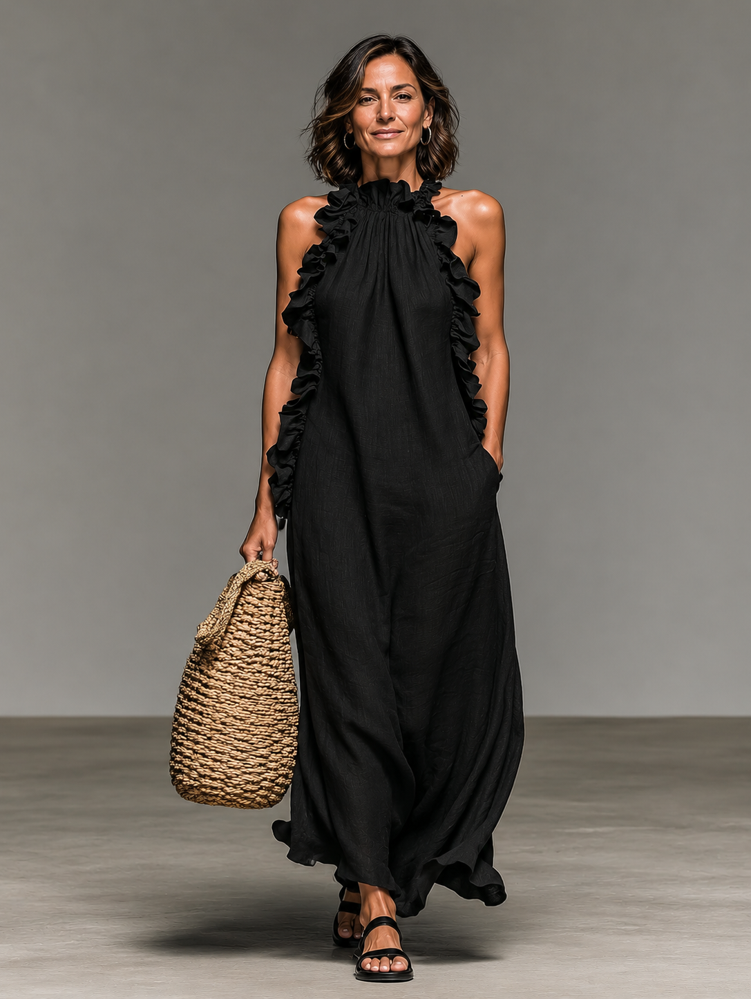 Leire™ | Vestido Maxi con Bolsillos