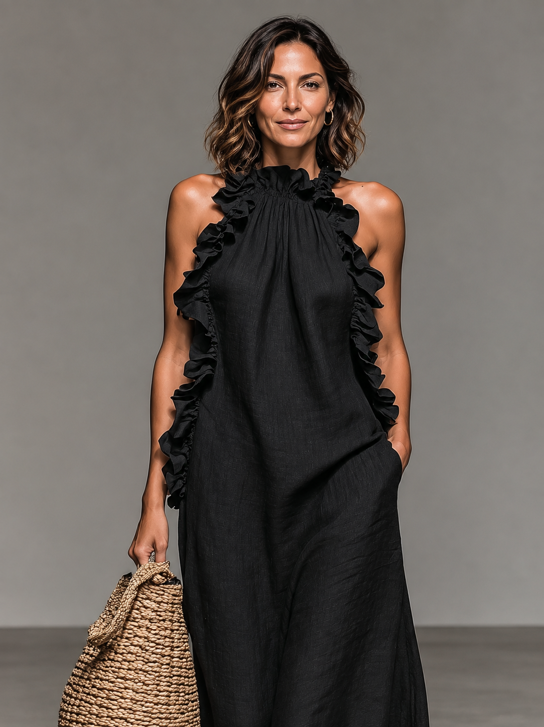 Leire™ | Vestido Maxi con Bolsillos