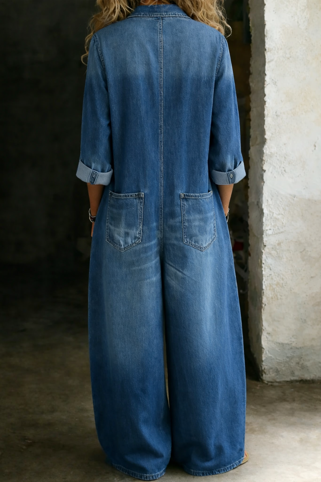 Idoia™ | Mono denim cómodo y casual