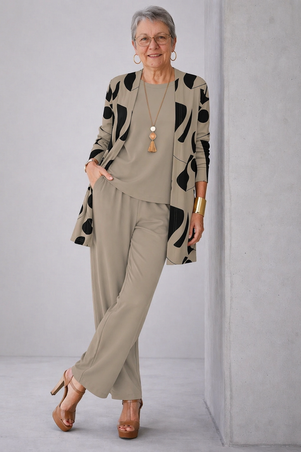 María Andrea™ | Conjunto Elegante 3 Piezas