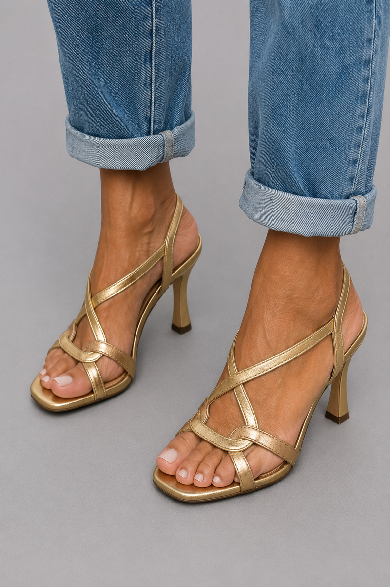 Carmen™ | Sandalias Doradas Encanto Verano