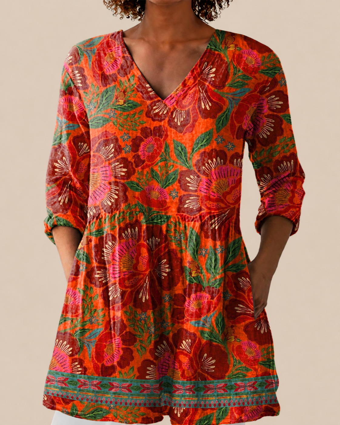 Adoración™ | Blusa amplia con diseño llamativo