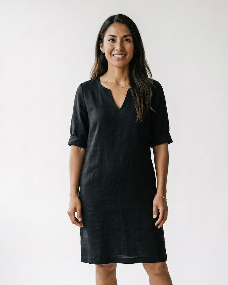 Élodie™ | Vestido elegante con cuello en V
