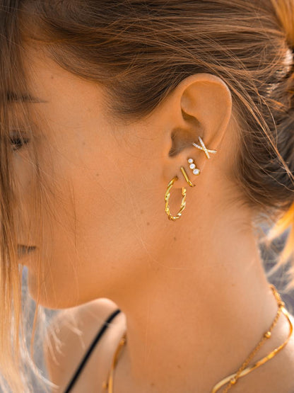 María Bonanza™ | Pendientes de Aros Torcidos