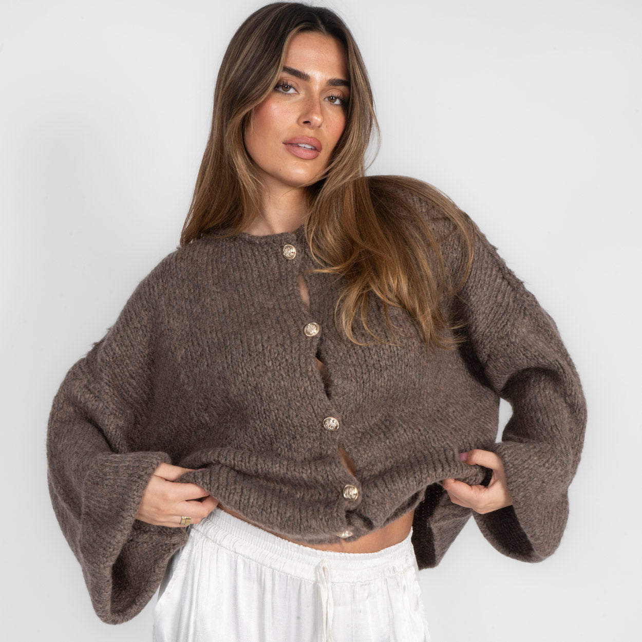 María Rosaura™ | Cárdigan oversize de manga suave