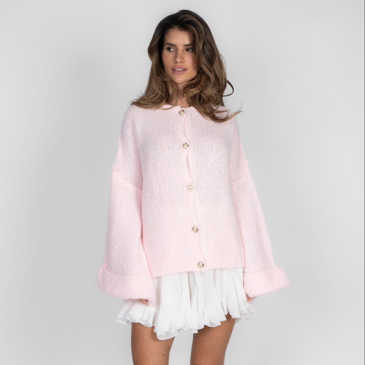 María Rosaura™ | Cárdigan oversize de manga suave