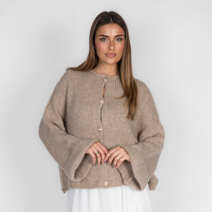 María Rosaura™ | Cárdigan oversize de manga suave