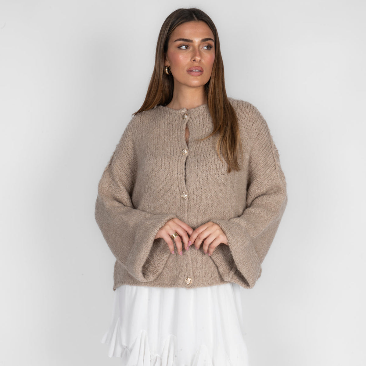 María Rosaura™ | Cárdigan oversize de manga suave