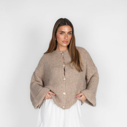 María Rosaura™ | Cárdigan oversize de manga suave