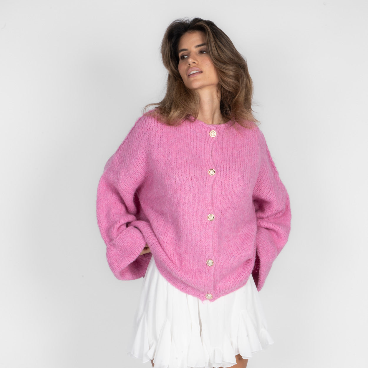 María Rosaura™ | Cárdigan oversize de manga suave