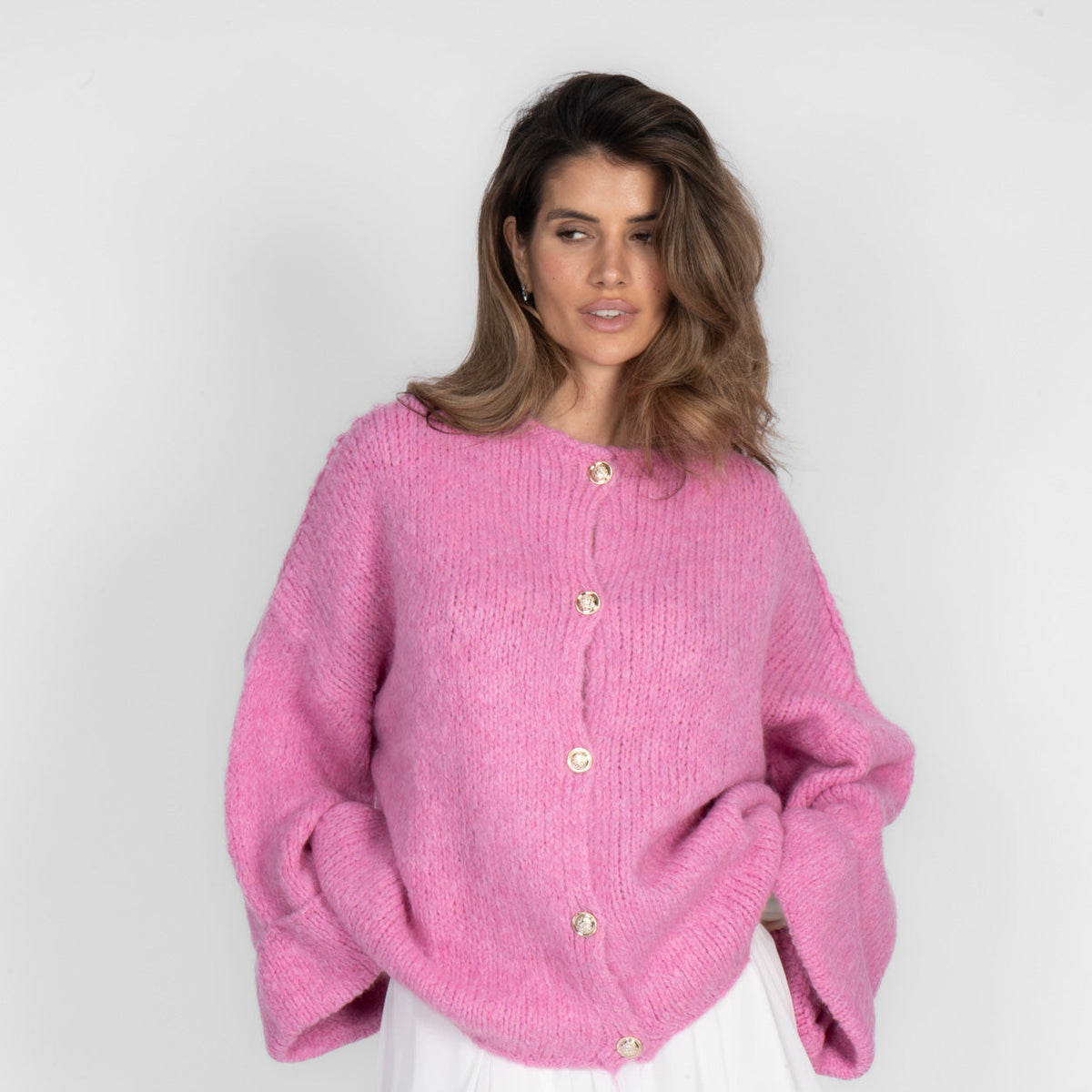 María Rosaura™ | Cárdigan oversize de manga suave