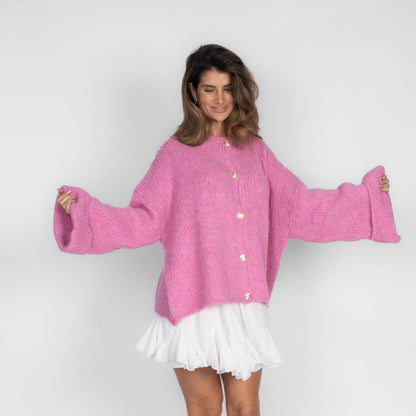 María Rosaura™ | Cárdigan oversize de manga suave