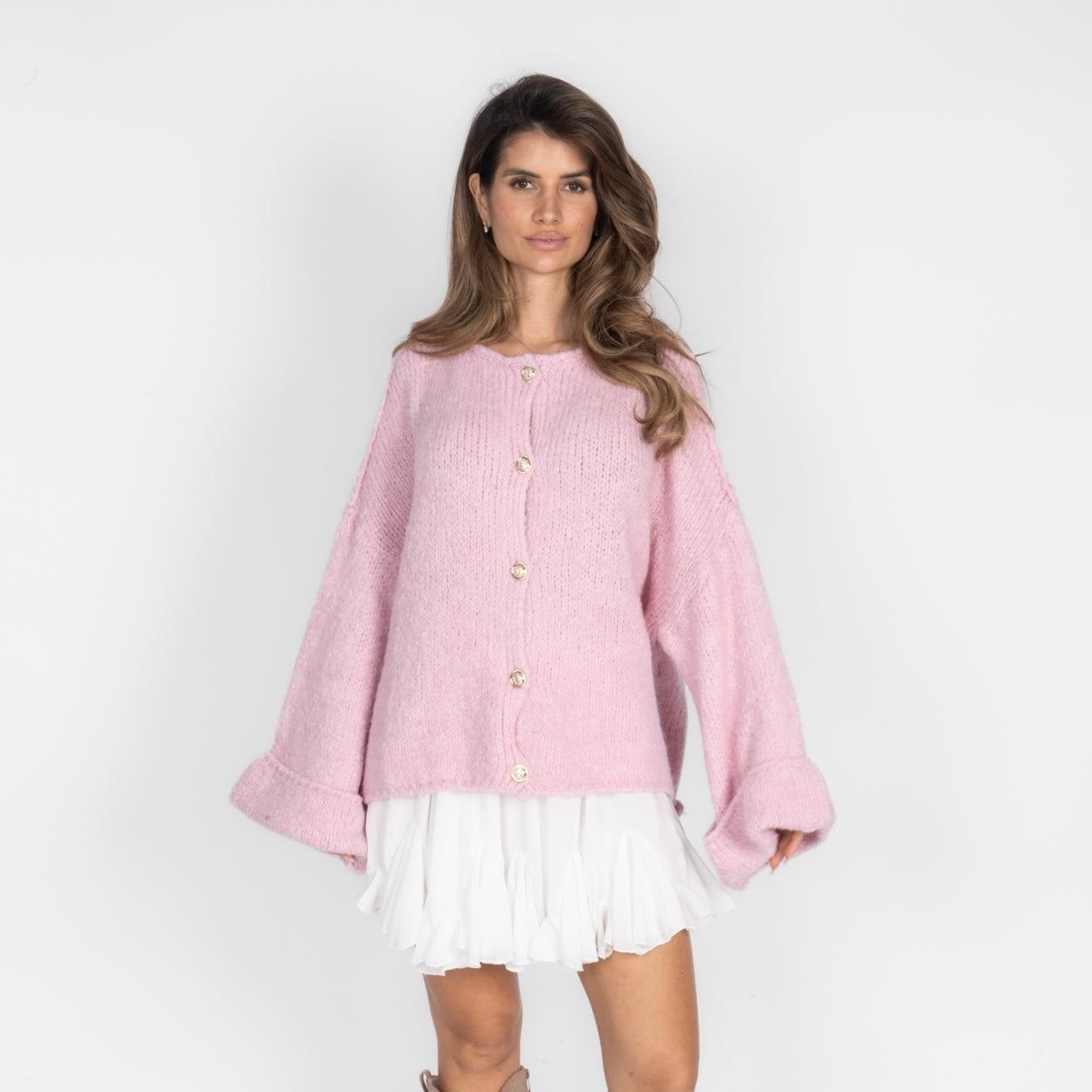 María Rosaura™ | Cárdigan oversize de manga suave