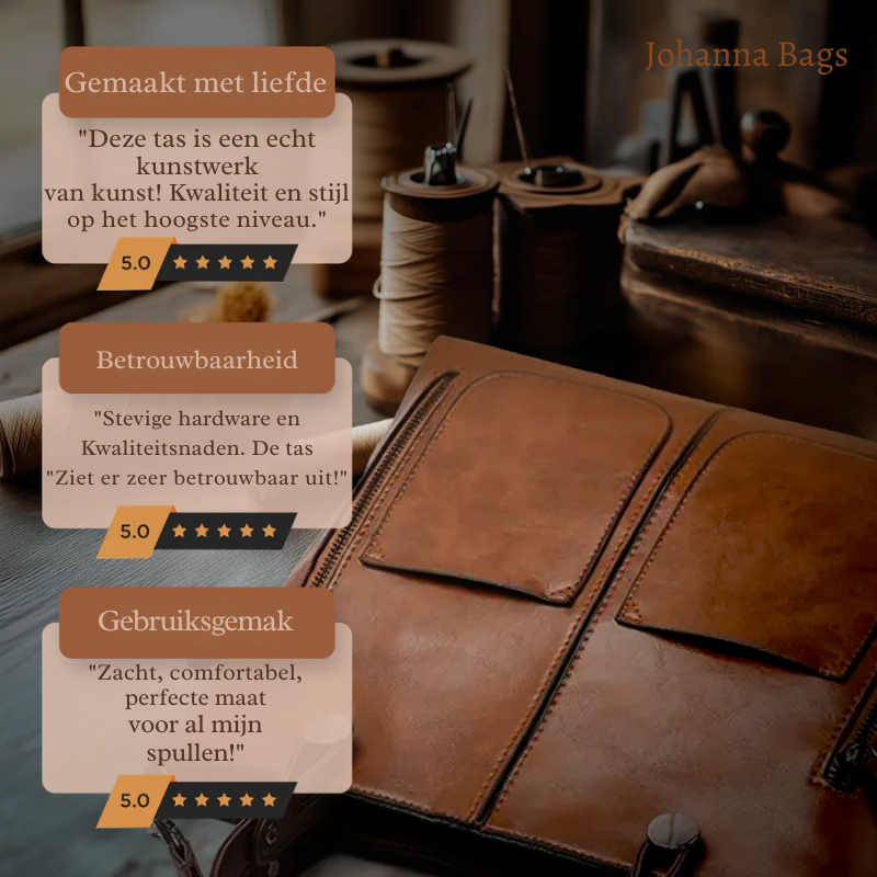 Marvella™ | Bolso hombro atemporal cuero vegano