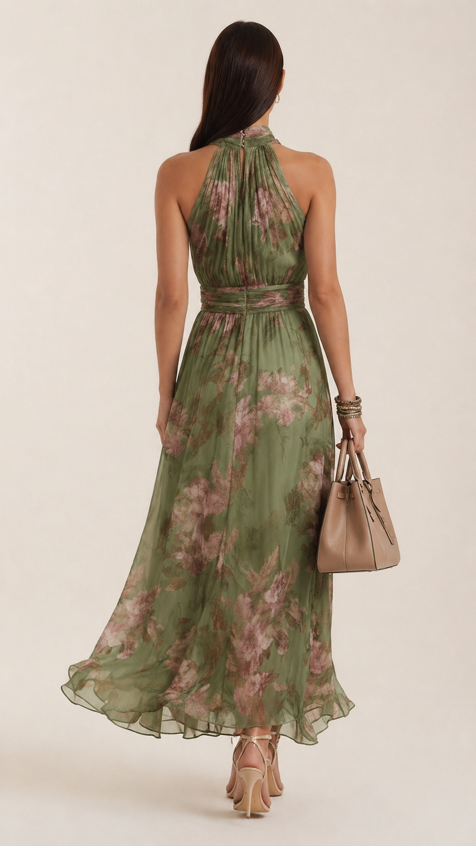 María Reyes™ | Elegante vestido con estampado floral