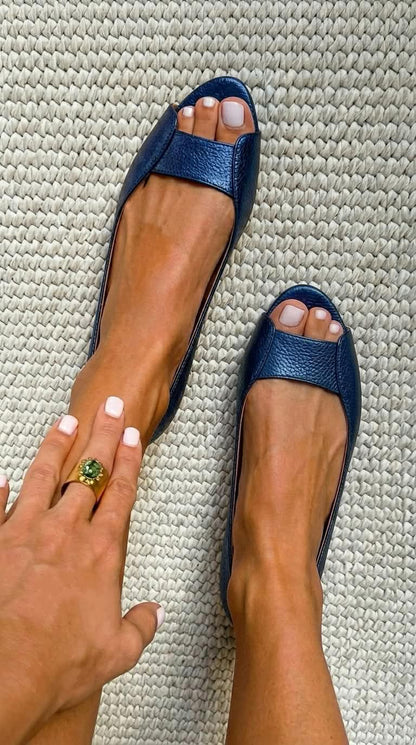 Josefina™ | Sandalias Doradas Comfort Chic