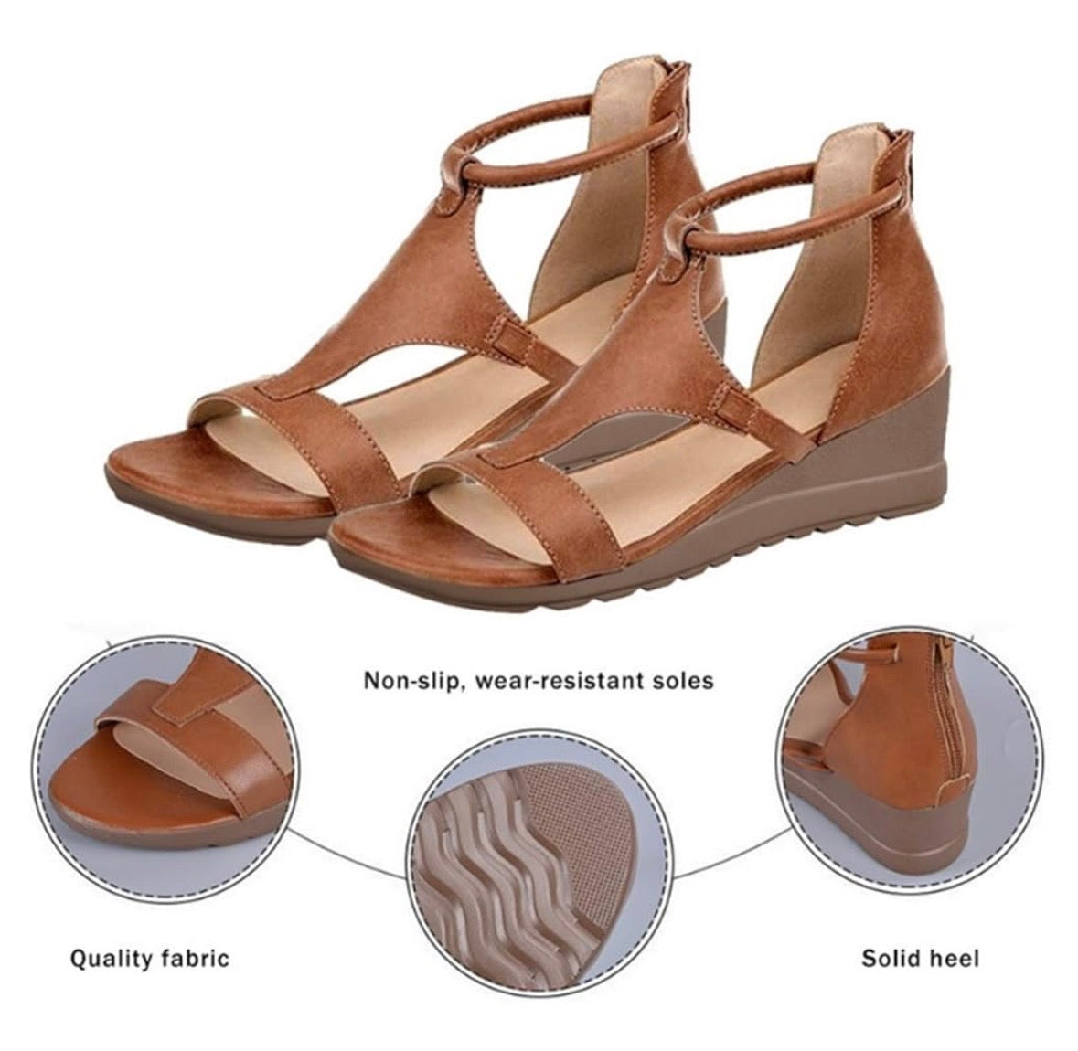 María Idoia™ | Sandalias Ortopédicas Elegantes