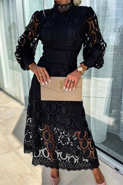 Kenia™ | Elegante Vestido Midi de Encaje