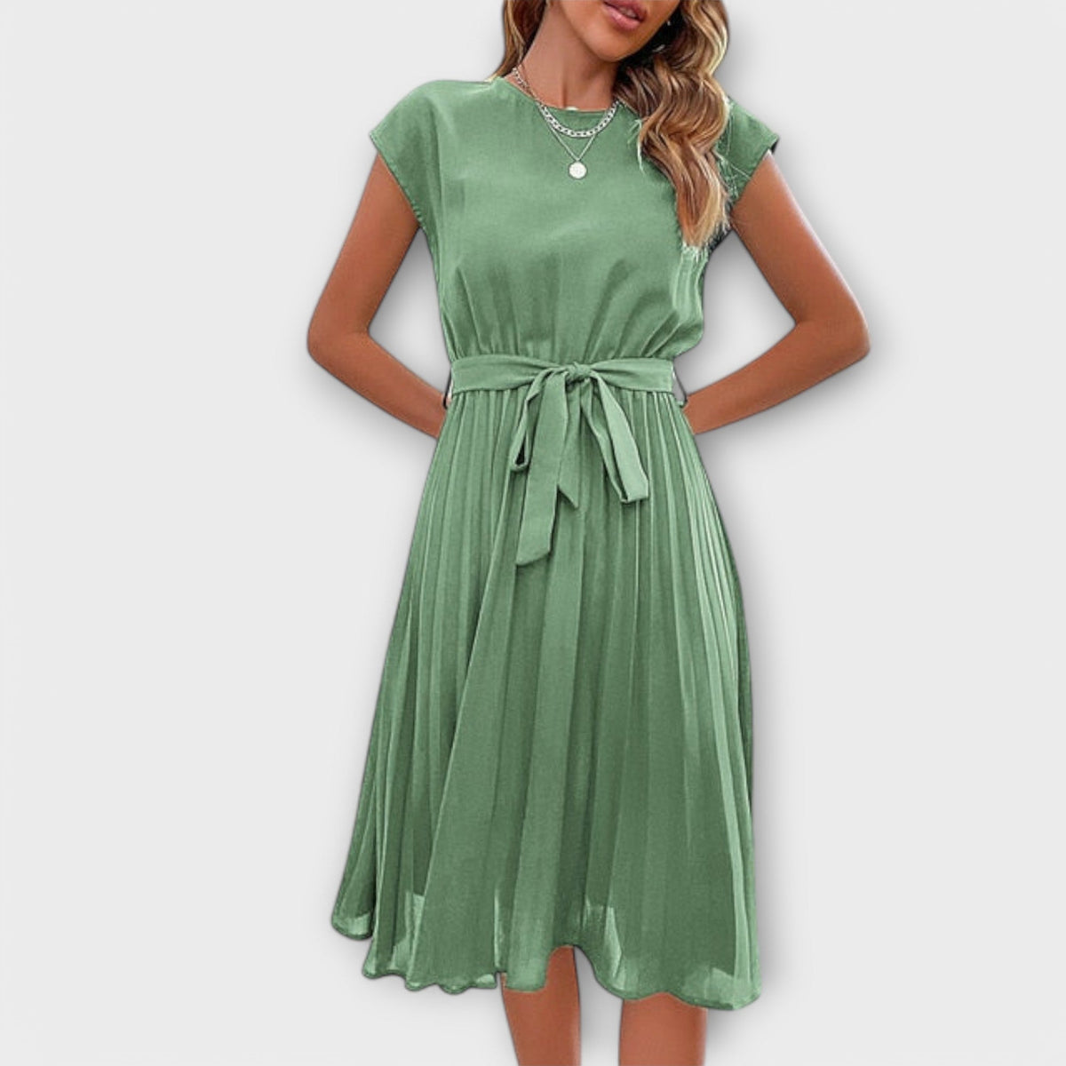 Victoria™ | Vestido Midi Plisado para el Verano