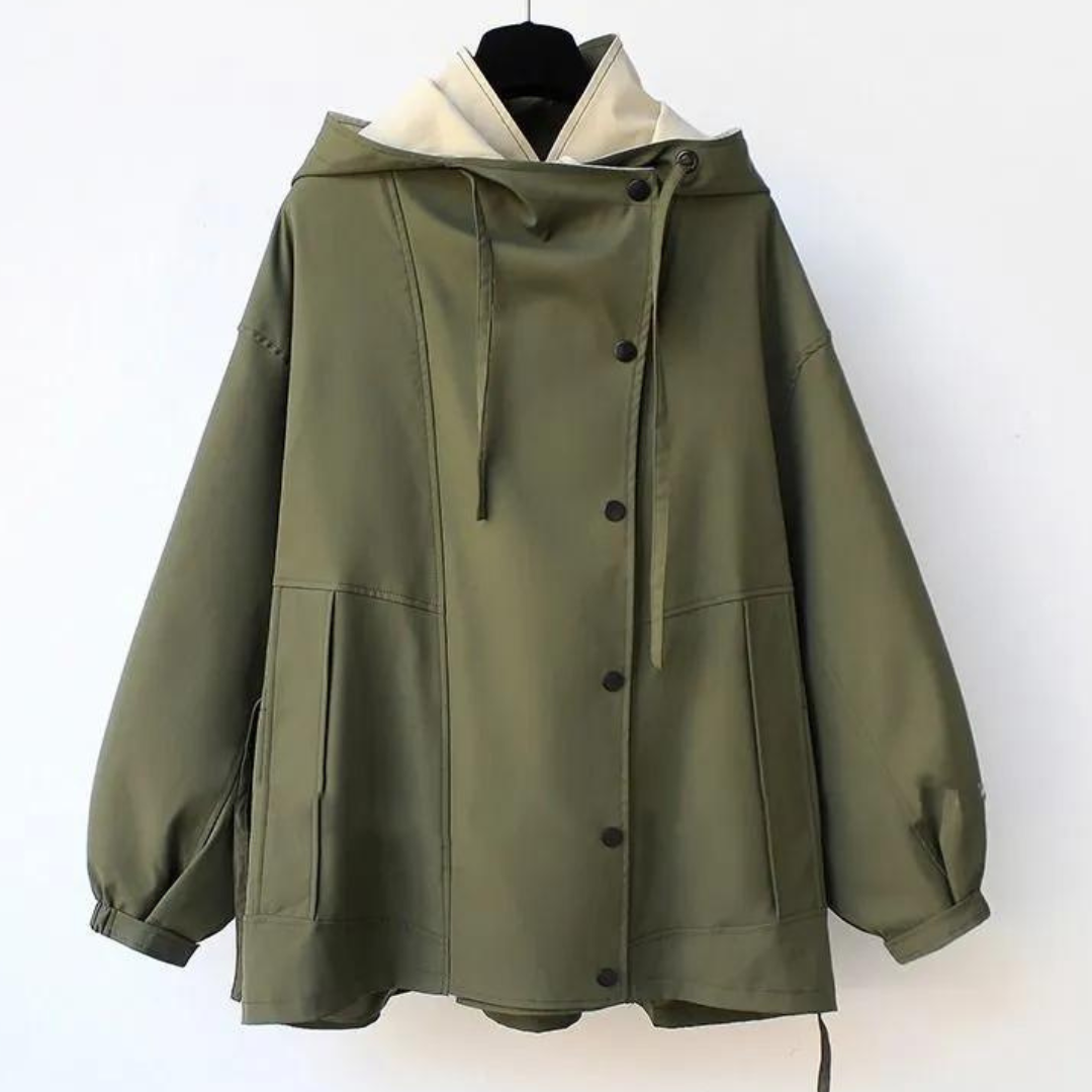 Maëlys™ | Trench-coat moderno bicolor