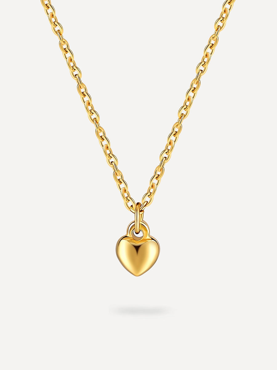 María Lorea™ | Collar con colgante de corazón de alivio